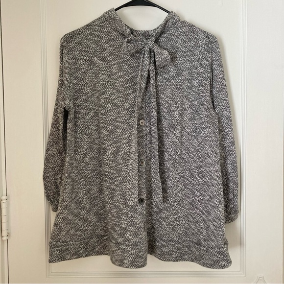 Anthropologie | Ro & De Tied Mockneck Top Size S - Picture 2 of 10